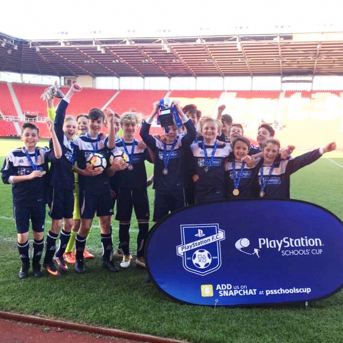 Ivybridge Community College ESFA Under 13 National Cup Winners